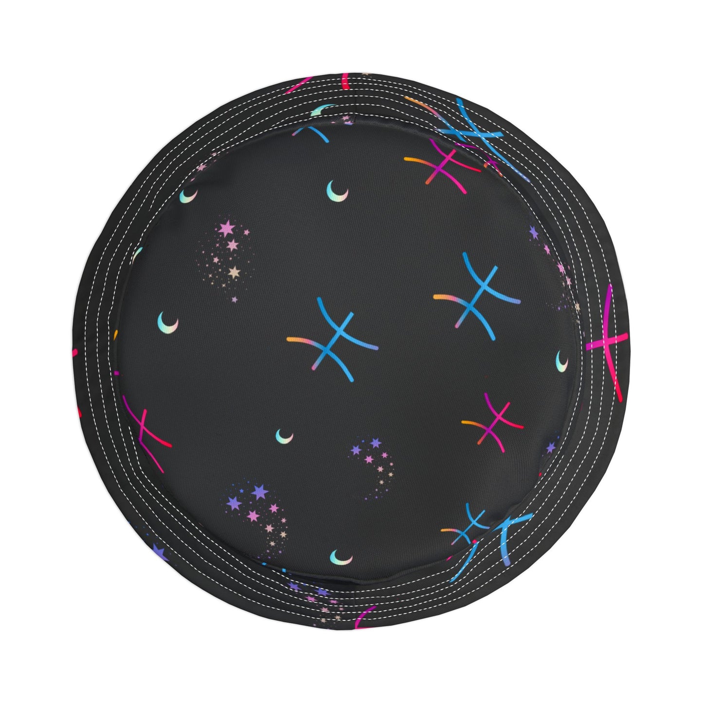 Pisces Symbol Bucket Hat