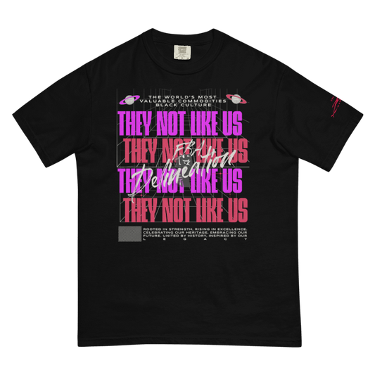 "They Not Like Us" Unisex garment-dyed heavyweight t-shirt